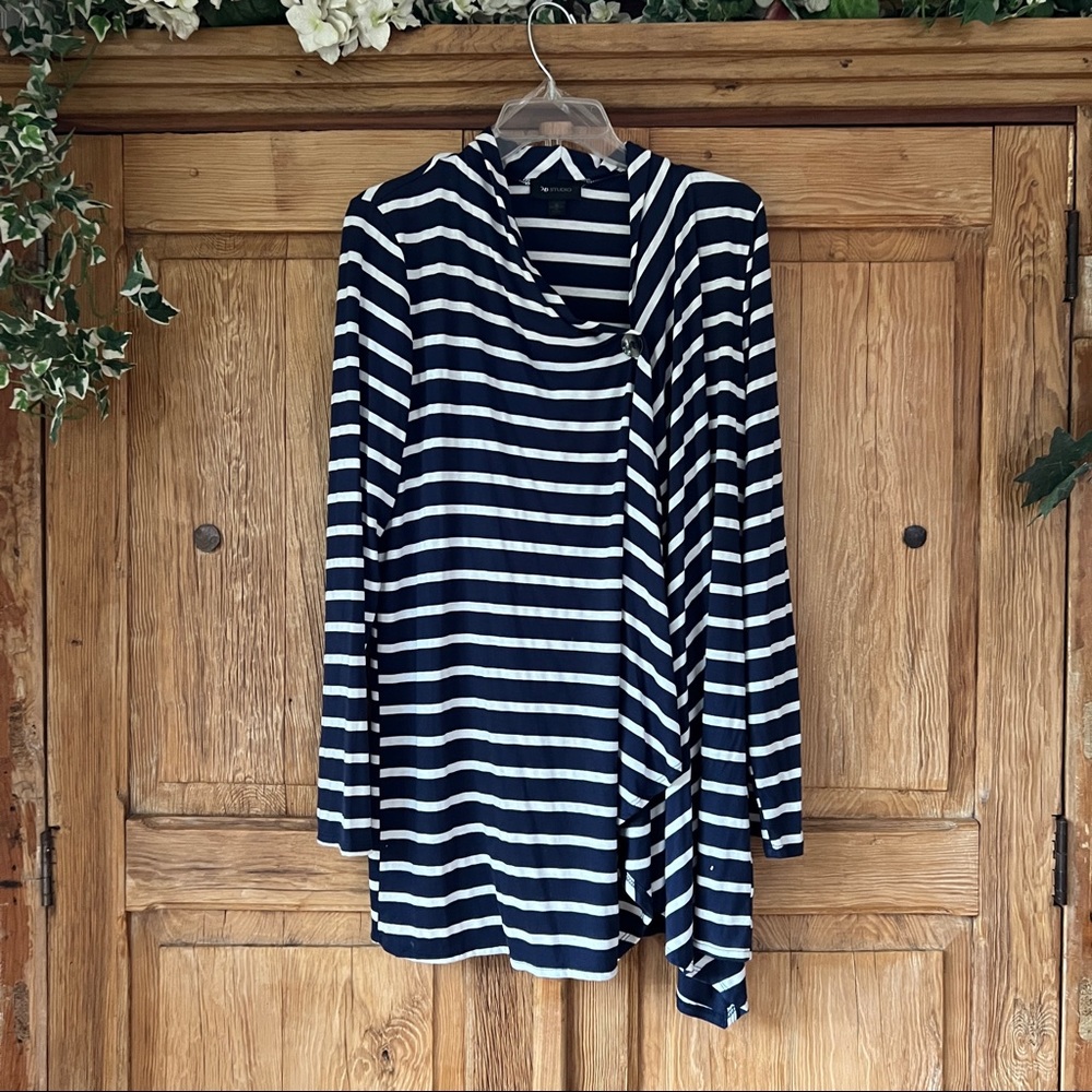 Asymmetrical Lightweight Jacket Single Button - image 1